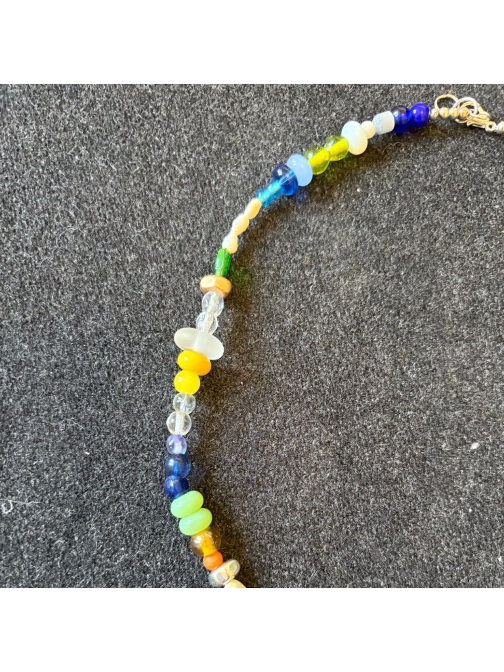 Handmade Multicolor Mixed Bead Necklace - Picture 3 of 5